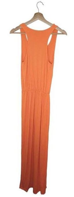 Boohoo Sleeveless Maxi Dress 10 - Orange
