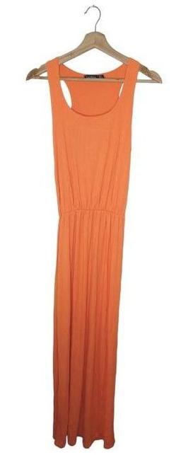 Boohoo Sleeveless Maxi Dress 10 - Orange