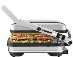 Breville The Toast & Melt 4-Slice Sandwich Press - Premium - Stainless Steel