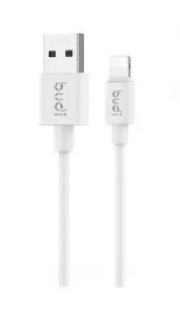 Budi Lightning Cable for iPhone and iPad (3 Pcs) - White