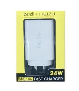 Budi USB 3.0A 24W Fast Charger AU Plug (5pcs) - White
