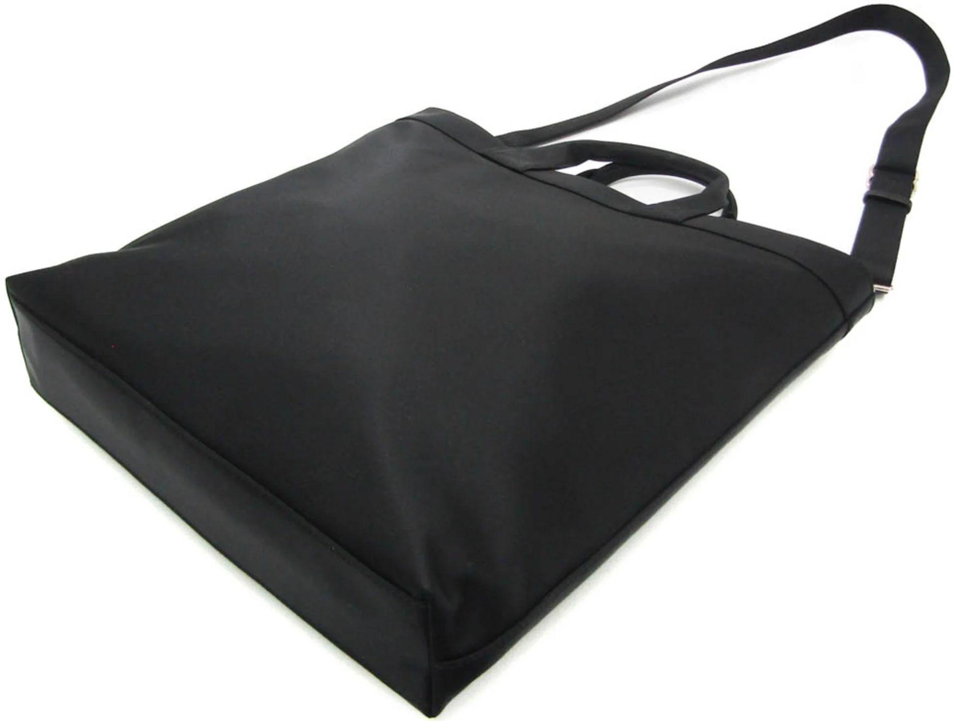 Burberry Leather Nylon Handbag Shoulder Bag