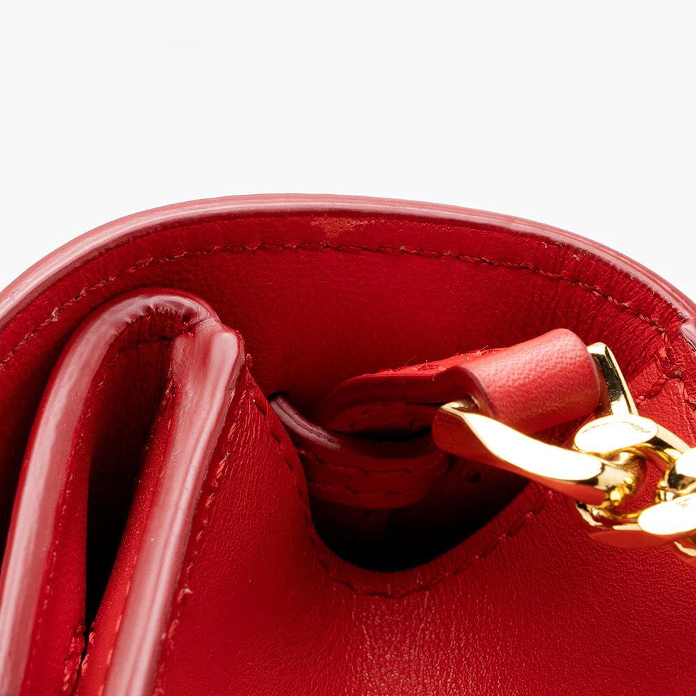 Burberry Leather TB Envelope Chain Shoulder Bag