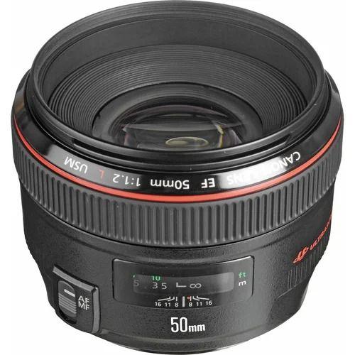 Canon  EF 50mm f/1.2L USM Lens - Black - Brand New