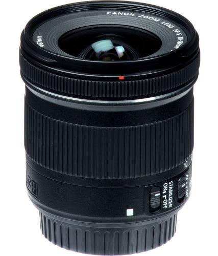 Canon EF-S10-18mm f/4.5-5.6 IS STM Lens - Black