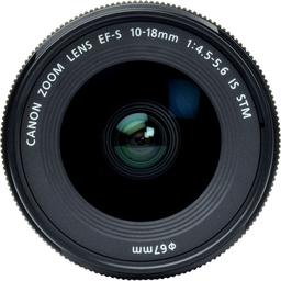 Canon EF-S10-18mm f/4.5-5.6 IS STM Lens - Black