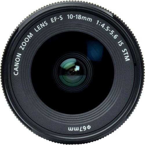 Canon EF-S10-18mm f/4.5-5.6 IS STM Lens - Black