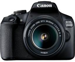Canon EOS 2000D and EF-S 18-55mm IS II Lens - Black