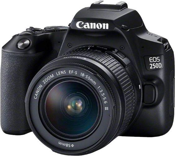Canon  EOS 250D Kit (EF-S 18-55mm DC III) DSLR Camera - Black - Premium