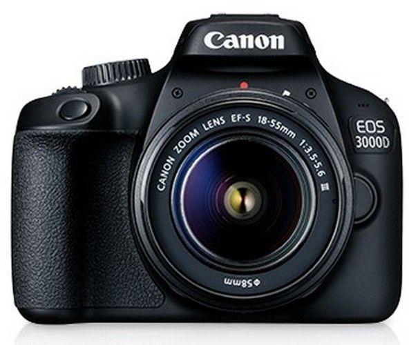 Canon  EOS 3000D Kit (EF S18-55 III) DSLR Camera - Black - Premium