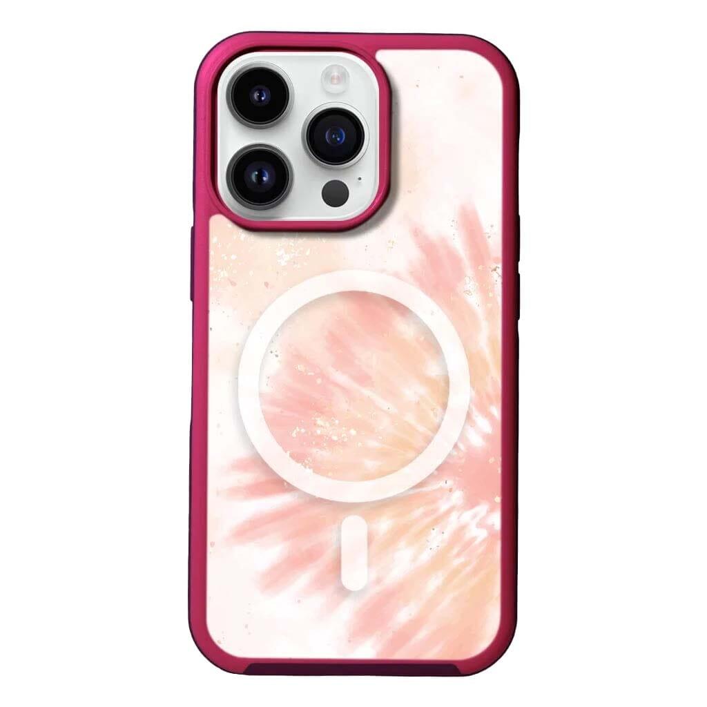 Refurbished Caseco MagSafe iPhone 13 Pro Max Orange Tie Dye Case - Reebelo Australia