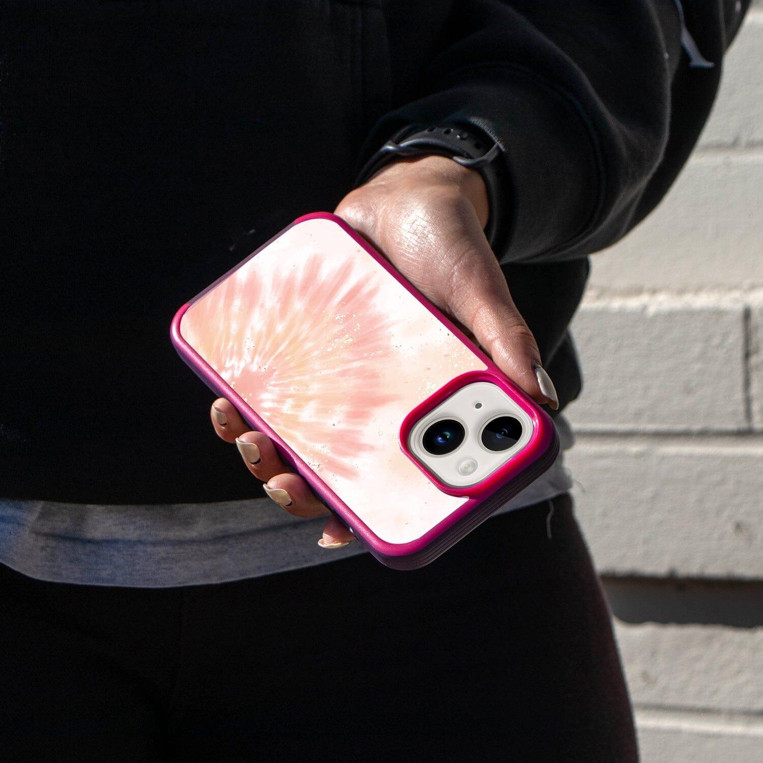Refurbished Caseco MagSafe iPhone 14 Plus Orange Tie Dye Case - Reebelo Australia