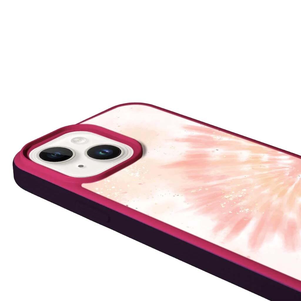 Refurbished Caseco MagSafe iPhone 14 Plus Orange Tie Dye Case - Reebelo Australia