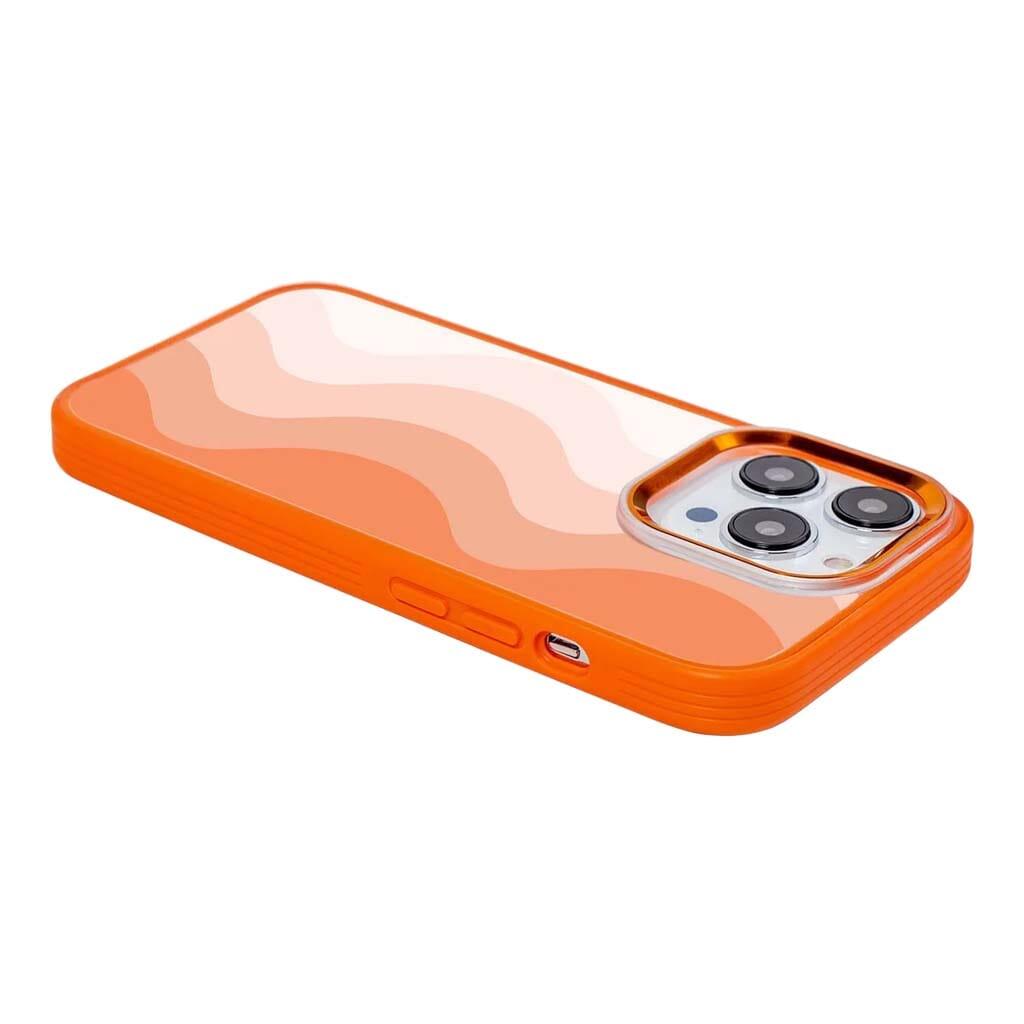 Refurbished Caseco MagSafe iPhone 14 Pro Max Orange Wave Case - Reebelo Australia
