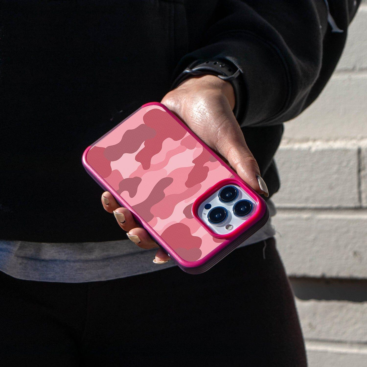 Caseco MagSafe iPhone 14 Pro Pink Camo Case
