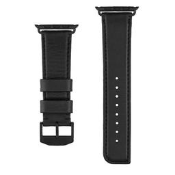 Case-Mate Signature Leather Apple Watch (Band 42-44mm) - Black