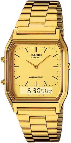 Casio  AQ-230GA-9DMQ Quartz Analog Digital Watch - Gold - Excellent