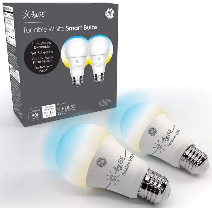 C by GE Tunable White Smart LED Bulbs (2-Pack)
