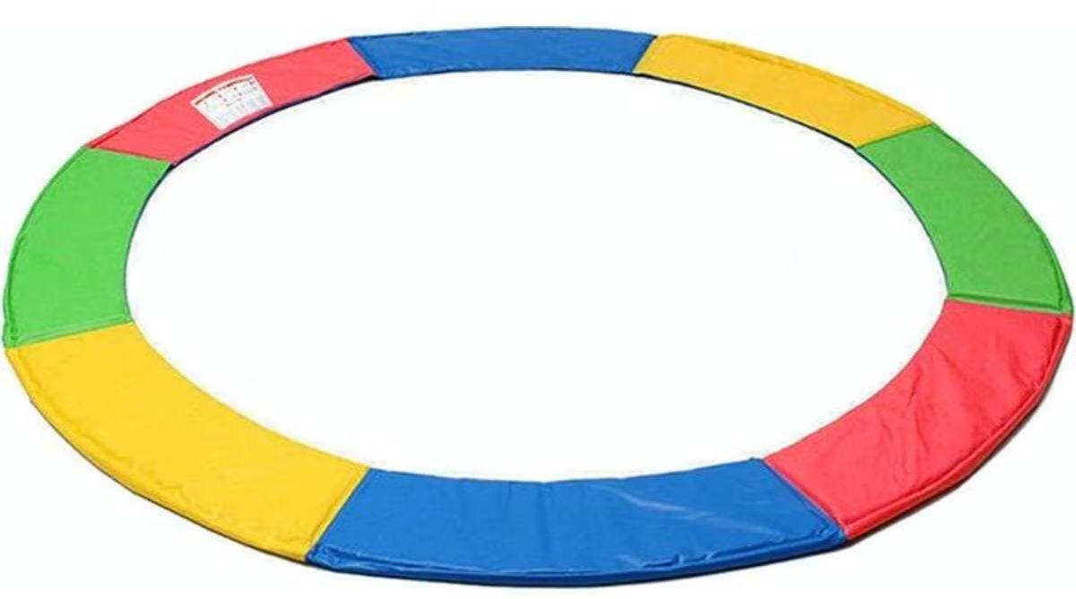 Centra  16 FT Kids Trampoline Pad Replacement Mat Cover - Rainbow - Brand New