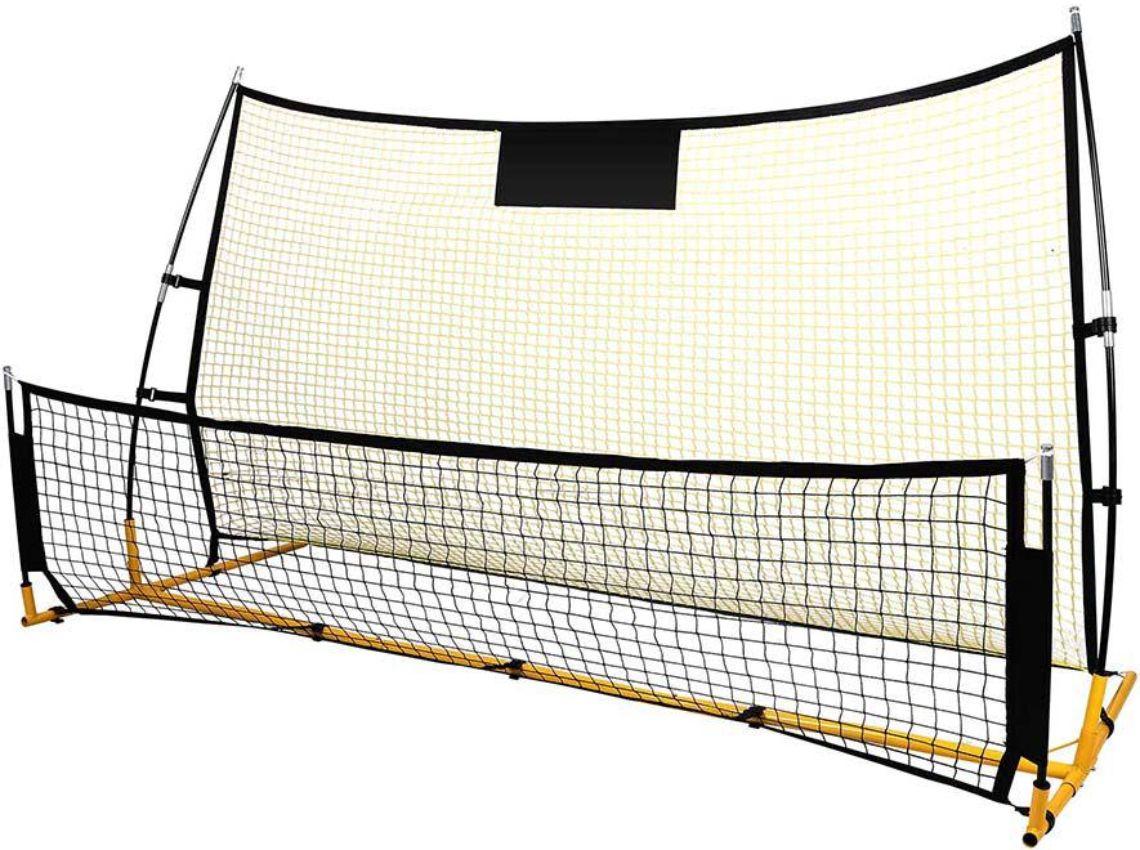 Centra  Portable Soccer Volley Training Rebounder Net - Yellow - Brand New