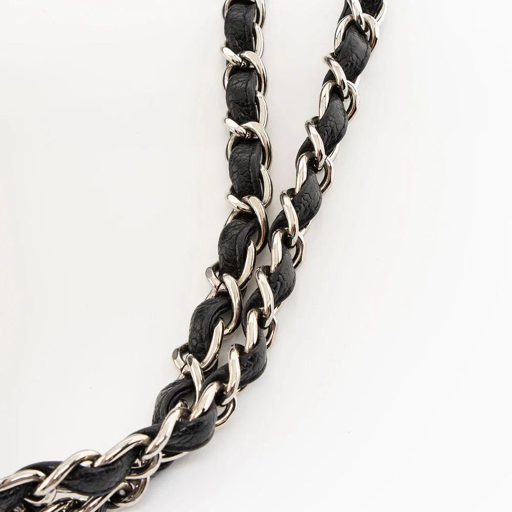 Refurbished Chanel Caviar Leather Classic Maxi Single Flap Bag - Reebelo Australia