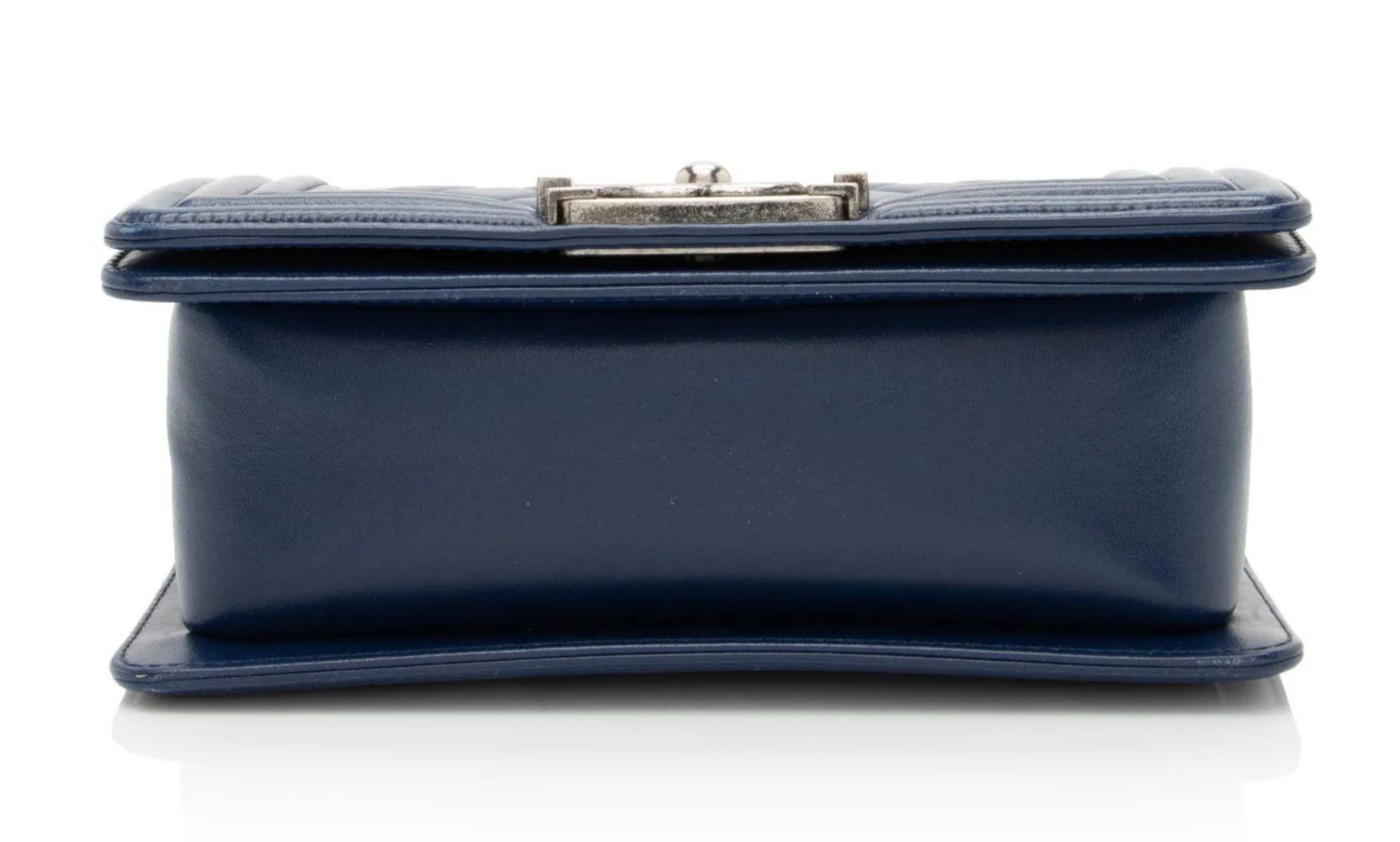 Refurbished Chanel Lambskin Small Boy Bag - Reebelo Australia