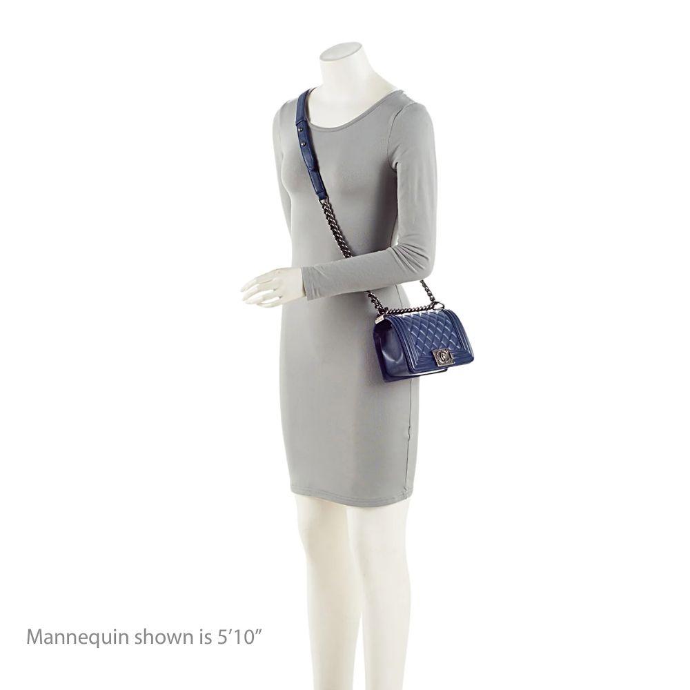 Refurbished Chanel Lambskin Small Boy Bag - Reebelo Australia