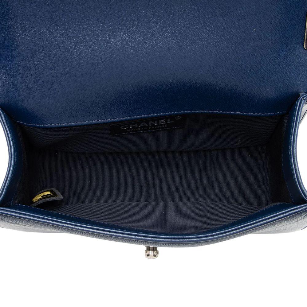 Refurbished Chanel Lambskin Small Boy Bag - Reebelo Australia