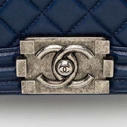 Refurbished Chanel Lambskin Small Boy Bag - Reebelo Australia