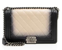Chanel Ombre Lambskin New Medium Boy Bag