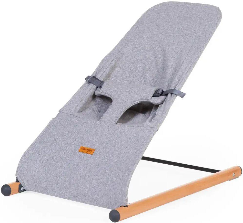 Childhome  Evolux Baby Bouncer - Jersey Grey - Over Stock