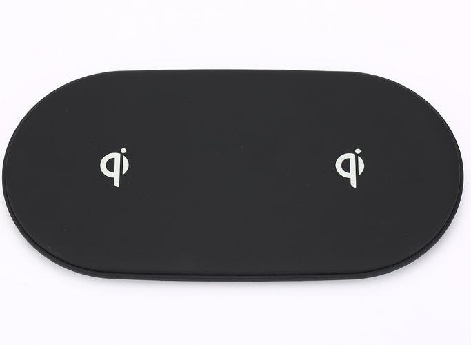 Cleanskin 10W Dual Wireless Charging Pad - Black