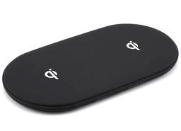 Cleanskin 10W Dual Wireless Charging Pad - Black