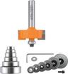 CMT 835.001.11 Rabbeting Set 1/4" Shank