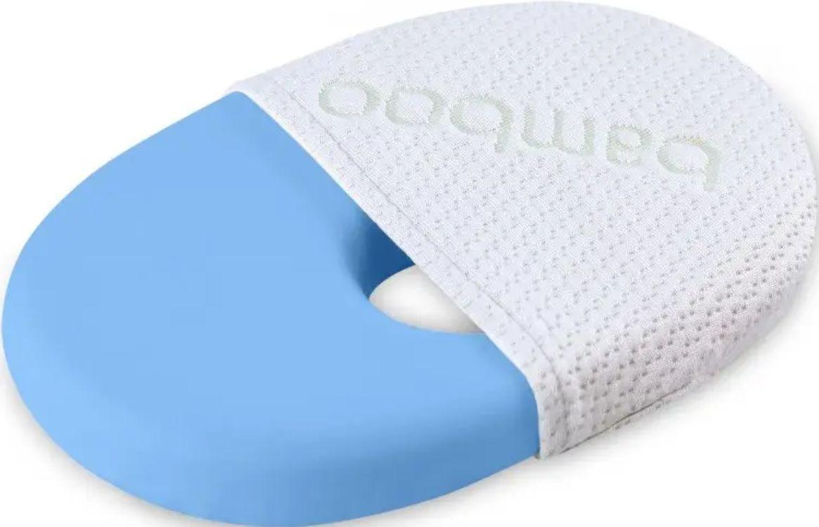 Comfy Baby  Cooling Purotex Dimple Pillow - White - Over Stock