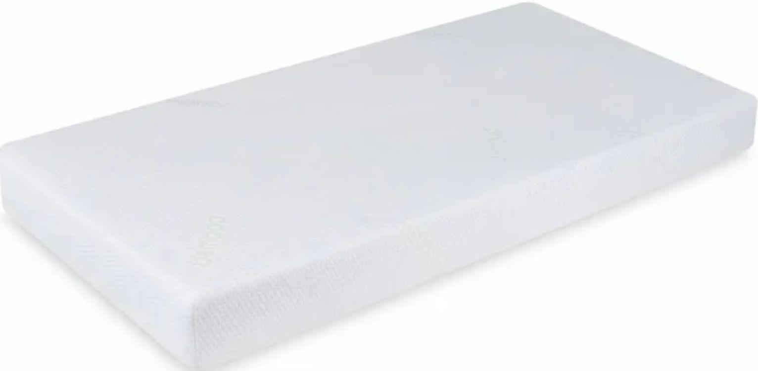 Comfy Baby  Supreme Memory Foam Mattress - White - Over Stock