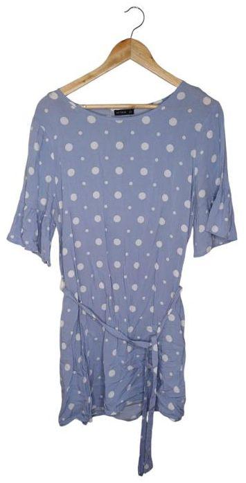 Cotton On  Dot Dress L - Blue - Excellent