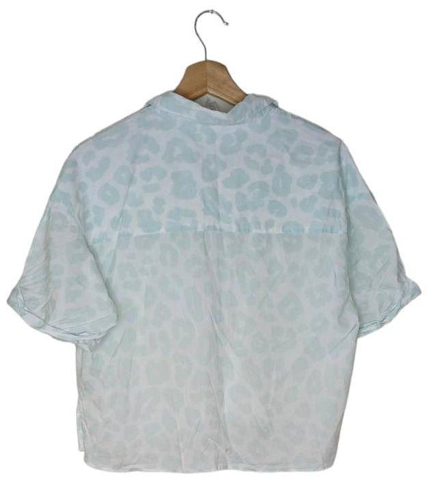 Cotton On Patterned Pajama Blouse S - Green