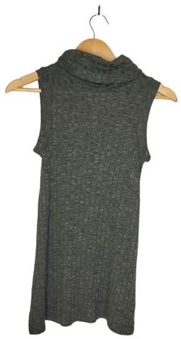 Cotton On Ribbed Turtle Neck Vest XS - Green