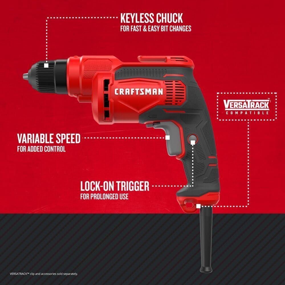 CRAFTSMAN CMED731-R 7 Amp 3/8 in. Drill/Driver