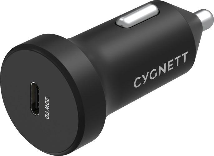 Cygnett  Charge & Connect 20W USB-C Car Charger - Black - Brand New
