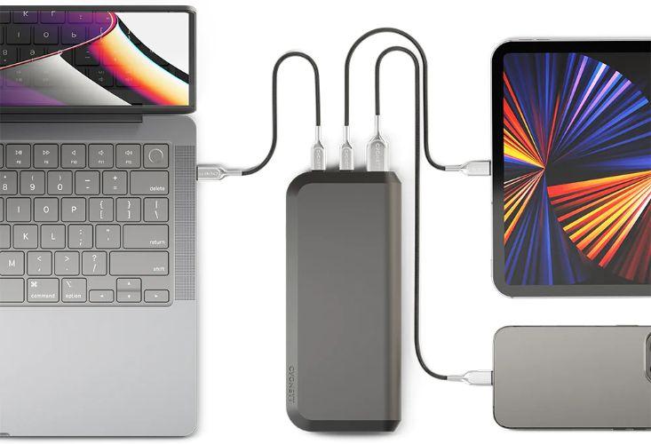 Cygnett ChargeUp Pro 25K mAh Laptop Power Bank - Black