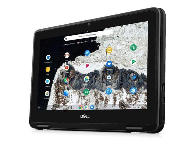 Dell Chromebook 11 3100 2 in 1 Laptop 11.6" Intel Celeron N4000 1.10GHz in Black in Good condition