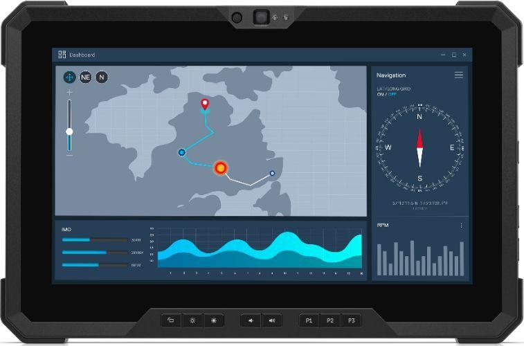 Dell  Latitude 7220 Rugged Extreme Tablet 11.6" - Intel Core i5-8365U 1.6GHz - 256GB - Black - 8GB RAM - 11.6 Inch - Good