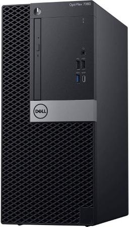 Dell Optiplex 7060 Tower - Intel Core i7-8700 3.2GHz - 256GB - Black - 8GB RAM