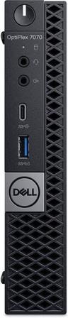 Dell Optiplex 7070 MFF - Intel Core i5-9600 2.3GHz - 256GB - Black - 16GB RAM