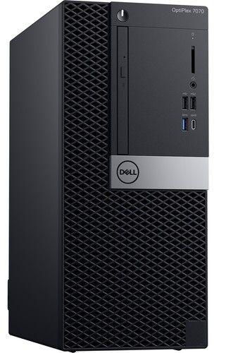 Dell  OptiPlex 7070 Tower Desktop - Intel Core i5-9500 3.0GHz - 256GB - Black - 16GB RAM - Good