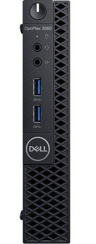 Dell Optiplex 3060 MicroTower - Intel Core i5-8500T 2.1GHz - 256GB - Black - 8GB RAM