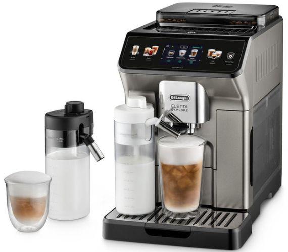 Delonghi Eletta Explore Automatic Coffee Machine - Titanium