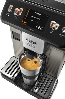 Delonghi Eletta Explore Automatic Coffee Machine - Titanium